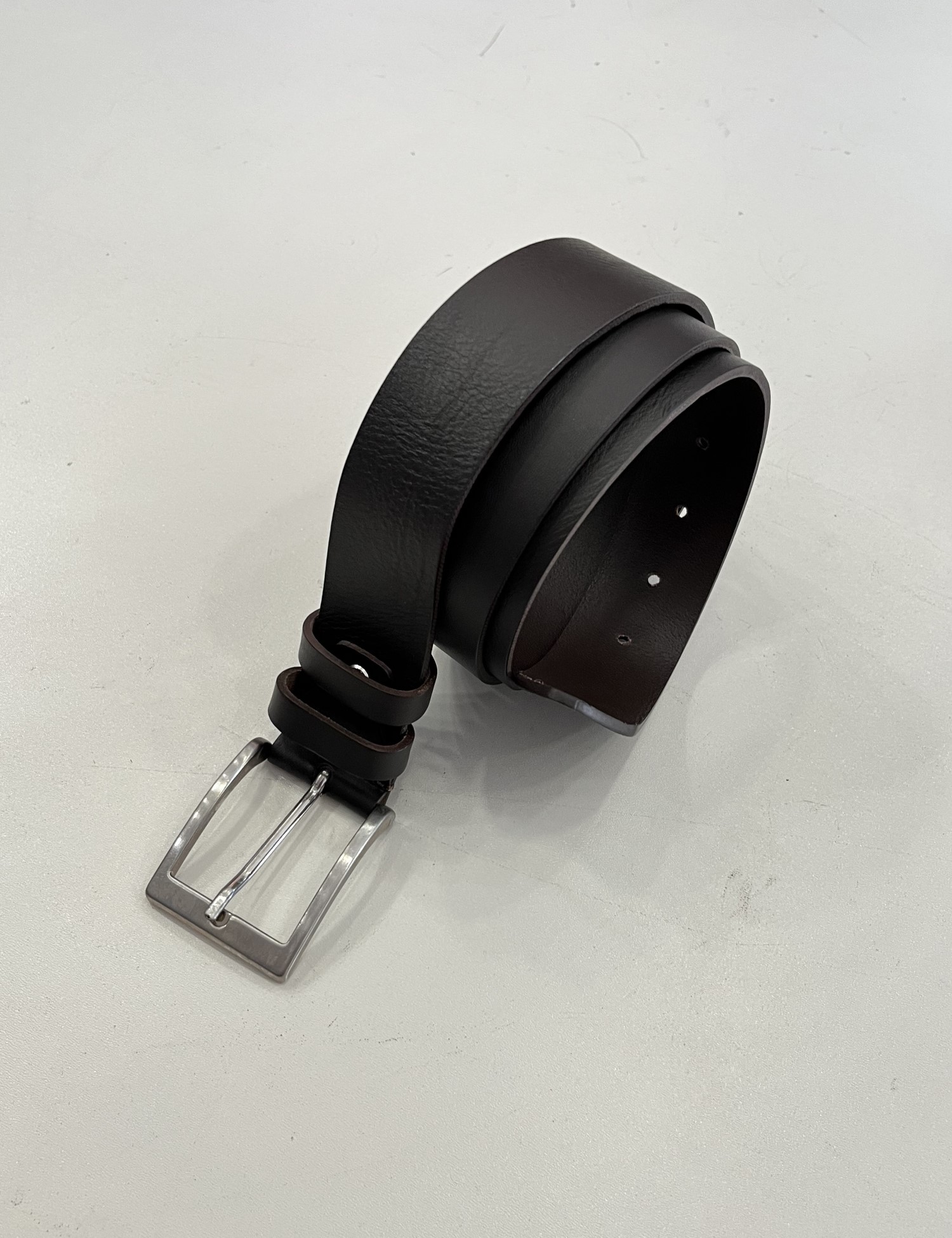 Huxley and Grace Ανδρική καφέ ζώνη δερμάτινη 250450K